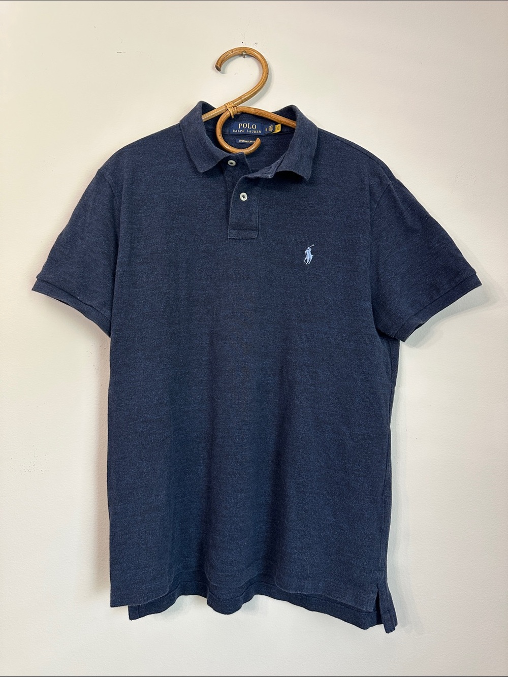 Polo by Ralph Lauren Men’s Dark Blue Embroidered Pony Polo
